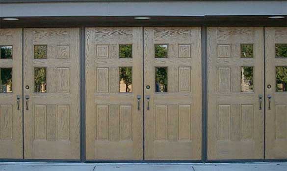 Wood Pedestrian Doors